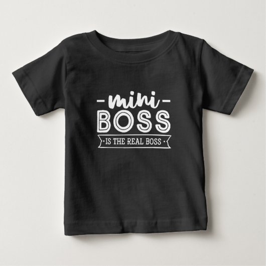 Mini Boss Baby T-shirt (Vorderseite)