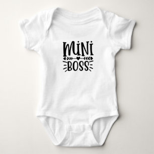 Mini Boss Unisex Baby Strampler