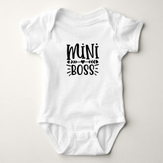 Mini Boss Unisex Baby Strampler