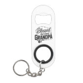 Mini Bottle Opener Keychain for Grandpa Mini Flaschenöffner (Vorderseite)