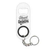 Mini Bottle Opener Keychain for Grandpa Mini Flaschenöffner (Rückseite)