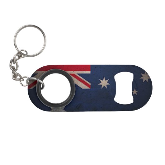 Mini Bottle Opener Schlüsselanhänger - Australisch Flaschenöffner (Vorderseite (Horizontal))