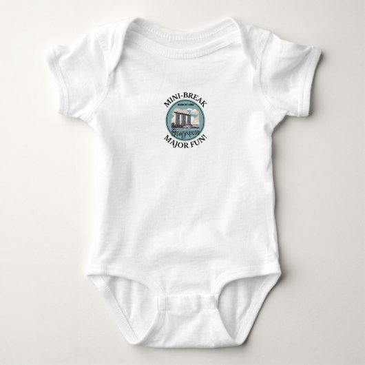 Mini-Break Hauptspass! Baby Strampler (Vorderseite)