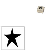 Mini Briefmarke Star Gummistempel (Stempel)