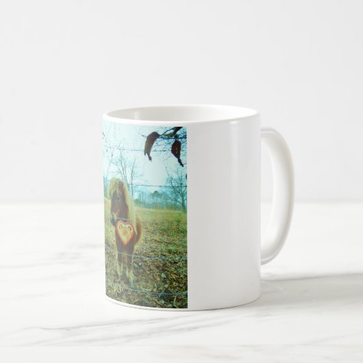 Mini Brown Pferd Kaffeetasse (VorderseiteRechts)