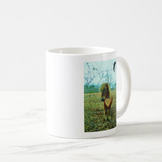 Mini Brown Pferd Kaffeetasse (VorderseiteRechts)