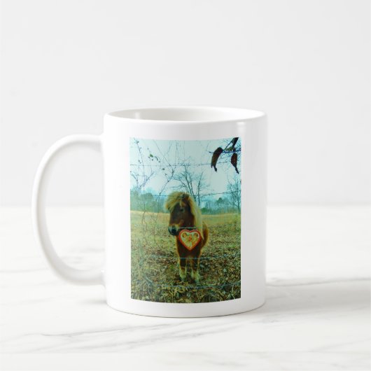 Mini Brown Pferd Kaffeetasse (Links)