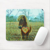 Mini Brown Pferd Mousepad (Mit Mouse)