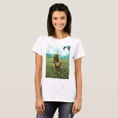 Mini Brown Pferd T-Shirt (Vorne ganz)