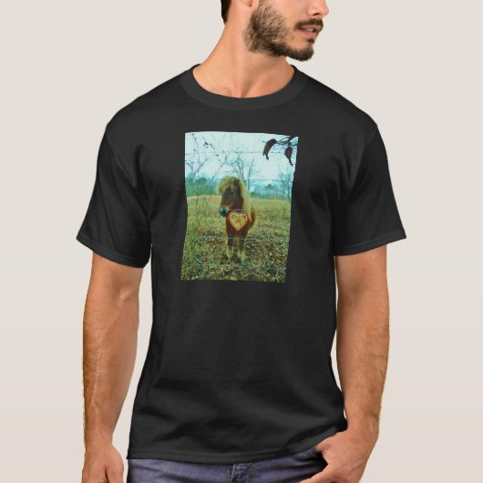 Mini Brown Pferd T-Shirt (Vorderseite)