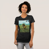 Mini Brown Pferd T-Shirt (Vorne ganz)