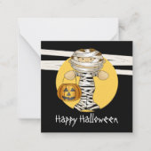 MINI Budget Halloween Mummy Mitteilungskarte (Vorderseite)