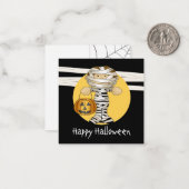 MINI Budget Halloween Mummy Mitteilungskarte (Vorderseite/Rückseite Beispiel)