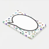 Mini Bugs und Mini Beasts Sprechblase Post-it Klebezettel (angewinkelt)