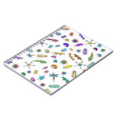 Mini Bugs und Mini Biester Notizblock (Linke Seite)