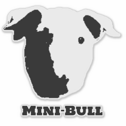 MINI BULL STICKER (Vorderseite)
