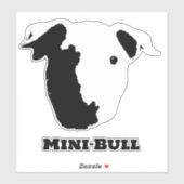 MINI BULL STICKER (Blatt)