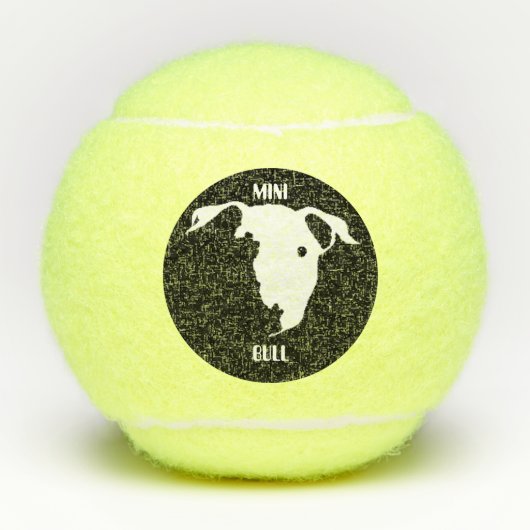 MINI BULL TENNISBÄLLE (Vorderseite)
