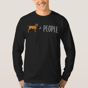 Mini-Bull-Terrier-Hunde sind größer als die Mensch T-Shirt