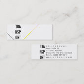Mini Business Cards Visitenkarte (Vorne/Hinten)