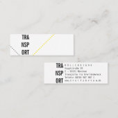 Mini Business Cards Visitenkarte (Vorne/Hinten)