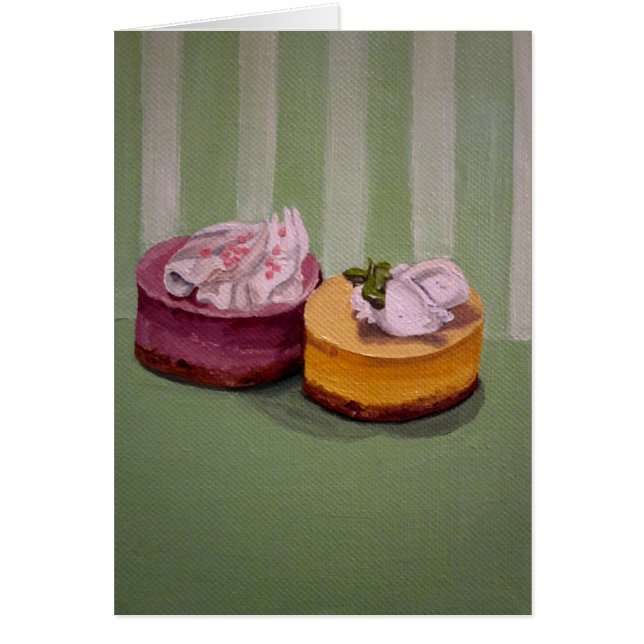 Mini Cakes-Karte (Vorne)