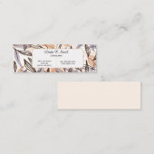 Mini Calling Card Telefonnummerkarte (Vorne/Hinten)