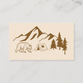 Mini-Camper-Abenteuer Babydusche Windelpreisraffin Begleitkarte (Rückseite)