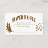 Mini-Camper-Abenteuer Babydusche Windelpreisraffin Begleitkarte (Vorderseite)