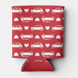 Mini Car Hearts Red Dosenkühler