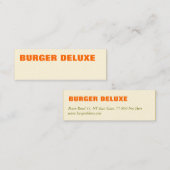 Mini Cards Bold Visitenkarte (Vorne/Hinten)