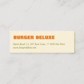 Mini Cards Bold Visitenkarte (Rückseite)