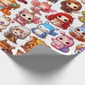 Mini-Cartoon-Wrapping-Papier Geschenkpapier (Ecke)