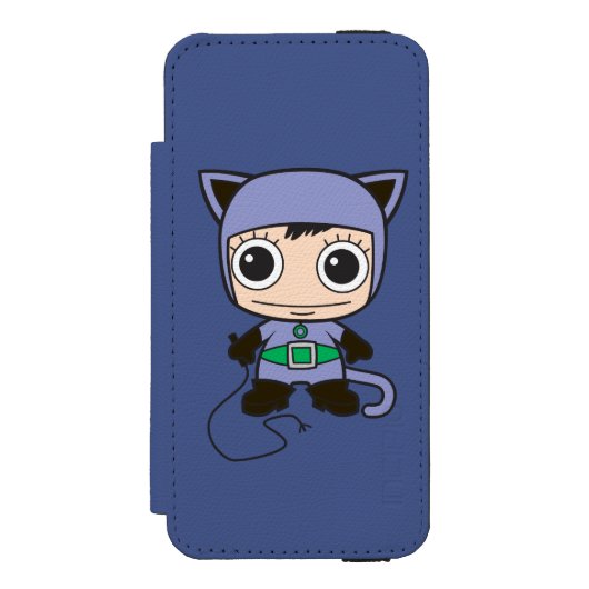 Mini Cat Woman Incipio iPhone Geldbeutel-Hülle (Folio Vorderseite)