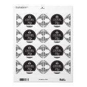 Mini Champagne Label Brautparty Gevor (Vorne)