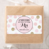 Mini Champagne Label Brautparty Gevor (Insitu)