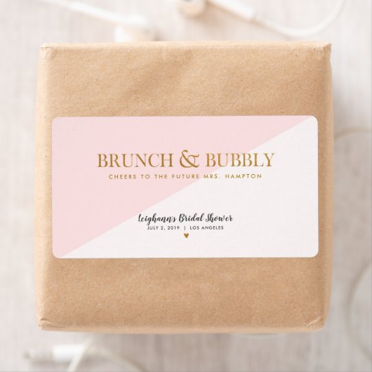 Mini Champagne Label Brunch & Bubbly Brautparty (Insitu)