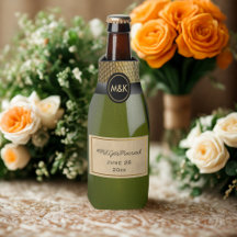 Mini Champagne Wedding Flasche Cooler
