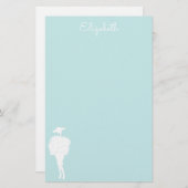 Mini Chic Fashion Lady Stationery Paper Briefpapier (Vorne/Hinten)