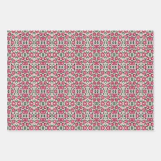 Mini Christmas Bonanza Wrapping Paper Geschenkpapier Set (Vorderseite 2)