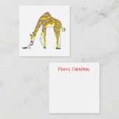 Mini Christmas Card Begleitkarte (Vorne/Hinten)