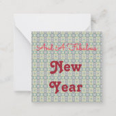 Mini Christmas Card Mitteilungskarte (Rückseite)