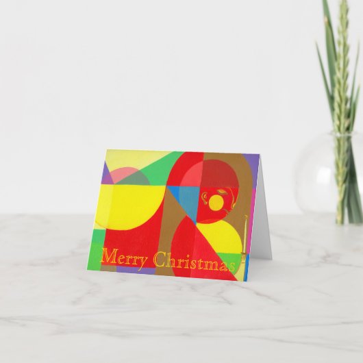 Mini Christmas Greeting Card Feiertagskarte (Vorderseite)