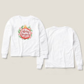 Mini Christmas Sticker Set – Festive Holiday Sayin (Design Vorderseite & Rückseite)