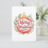 Mini Christmas Sticker Set – Festive Holiday Sayin Dankeskarte (Stehend Vorderseite)