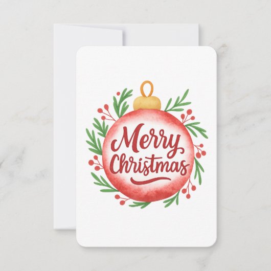 Mini Christmas Sticker Set – Festive Holiday Sayin Dankeskarte (Vorderseite)