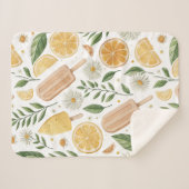 Mini Citrus Popsicle Sherpa Blanket – Small Sherpadecke (Vorderseite (Horizontal))