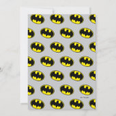 Mini Classic Batman Sketch Birthday Einladung (Rückseite)