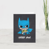 Mini Classic Batman Sketch Birthday - Vielen Dank Dankeskarte (Vorderseite)