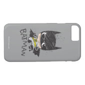 Mini Classic Batman Sketch Case-Mate iPhone Hülle (Rückseite (Horizontal))
